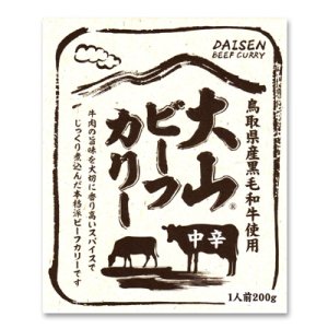 画像1: 大山 ビーフカリー中辛（レトルト）1食入り