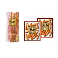 ☆送料込み☆【大山ハムギフト】「ベーコン・あらびきポークウインナー」2種3品詰め合わせ　(クール）＜メーカー直送＞