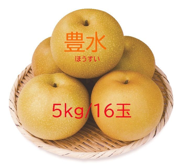 幸水梨 良品 5kg 16玉 (11-4)